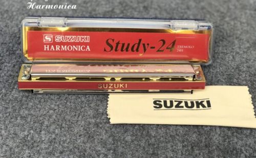 Kèn harmonica tremolo Suzuki study 24