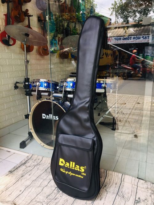 Bao da guitar bass điện 3 lớp Dallas