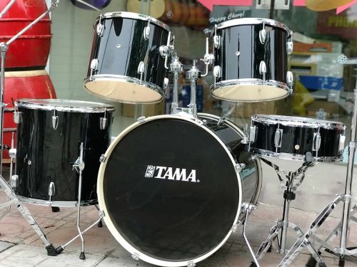 Bộ trống jazz Tama màu đen