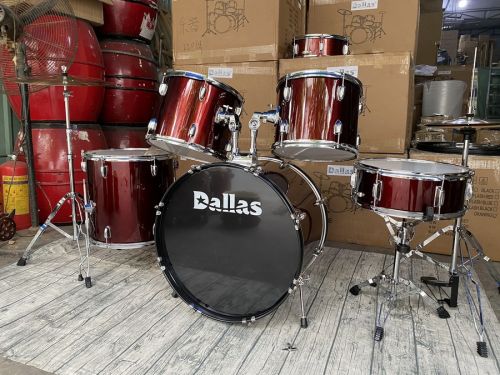 Bộ trống jazz Dallas DL221 màu đỏ đậm