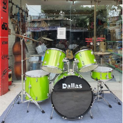 Bộ trống jazz Dallas DL221 xanh lá