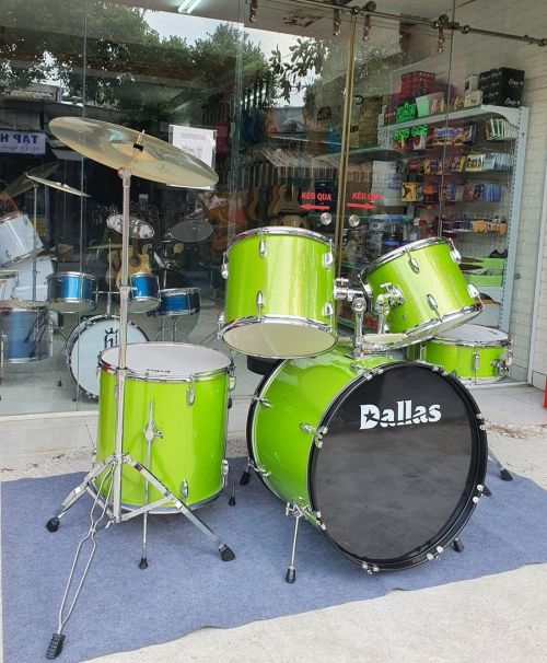 Bộ trống jazz Dallas DL221 xanh lá