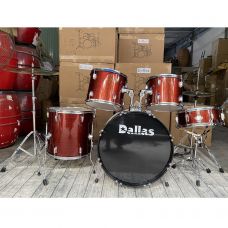 Bộ trống jazz Dallas DL221 màu đỏ sọc