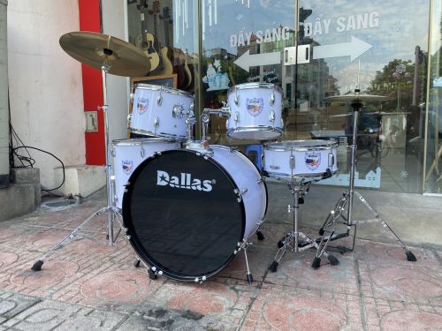 Bộ trống jazz Dallas DL221 màu trắng
