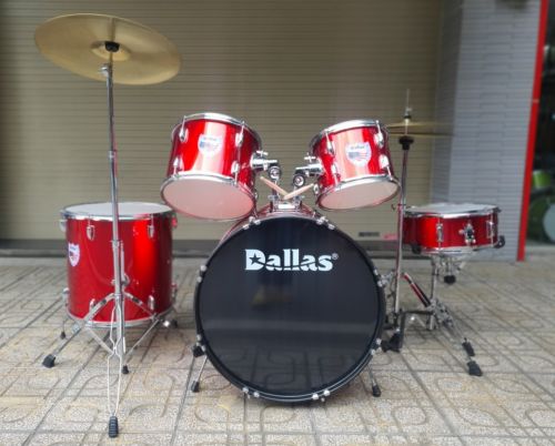 Bộ trống jazz Dallas DL221 màu đỏ