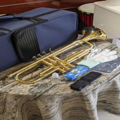 Kèn Trumpet Bb Saiger STR-350 Màu Vàng