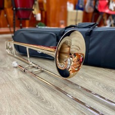 Kèn Trombone Phím Kéo Màu Trắng Hãng Saiger STB-300