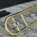 Kèn trombone phím kéo Saiger STB-300 màu vàng