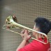 Kèn trombone phím kéo Saiger STB-300 màu vàng