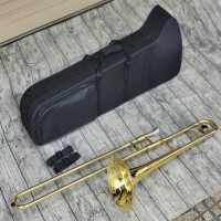 Kèn trombone phím kéo Saiger STB-300 màu vàng