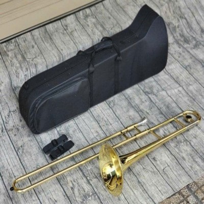Kèn trombone phím kéo Saiger STB-300 màu vàng