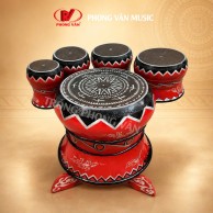 Bộ Trống Chầu Văn Hình Trống Đồng