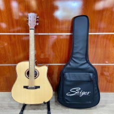 Bao da đựng đàn guitar 3 lớp Saiger