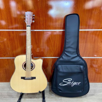 Bao da đựng đàn guitar 3 lớp Saiger
