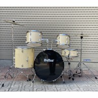 Bộ trống jazz Dallas DL221 màu vàng kem
