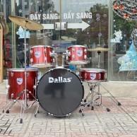 Bộ trống jazz Dallas DL221 màu đỏ sọc