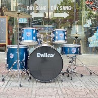 Bộ trống jazz Dallas DL221 xanh sọc