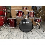 Bộ trống jazz Dallas DL221 màu đỏ đậm