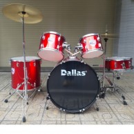 Bộ trống jazz Dallas DL221 màu đỏ