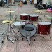 Bộ trống jazz Dallas DL-222 màu đỏ sọc