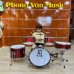 Bộ trống jazz trẻ em HT Music HT-J16 đỏ sọc